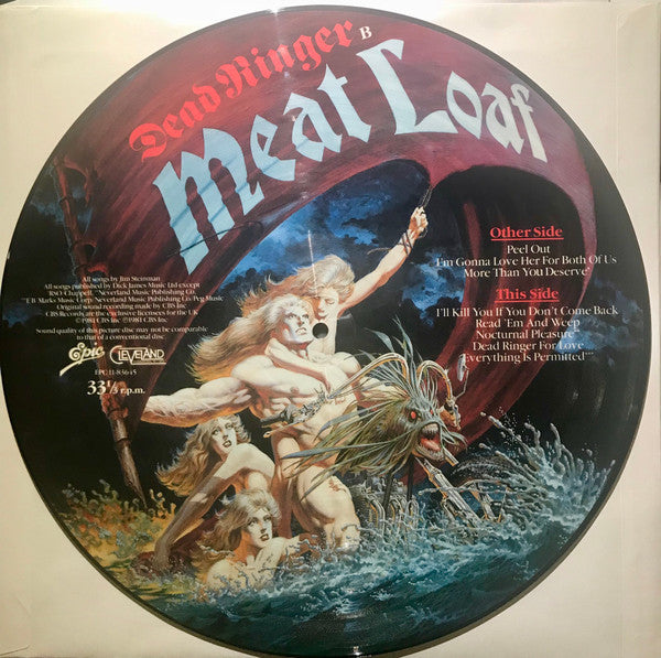 MEAT LOAF - DEADRINGER PICTURE DISC LP