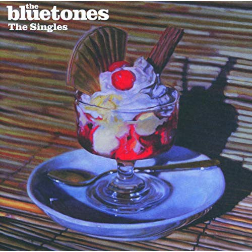 THE BLUETONES - THE SINGLES Blue Vinyl 2x LP