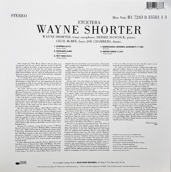 WAYNE SHORTER ETC ETCETERA