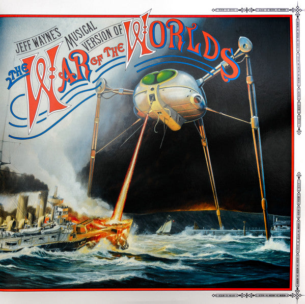 JEFF WAYNE'S MUSICAL VERSION OF WAR OF THE WORLDS Vinyl LP